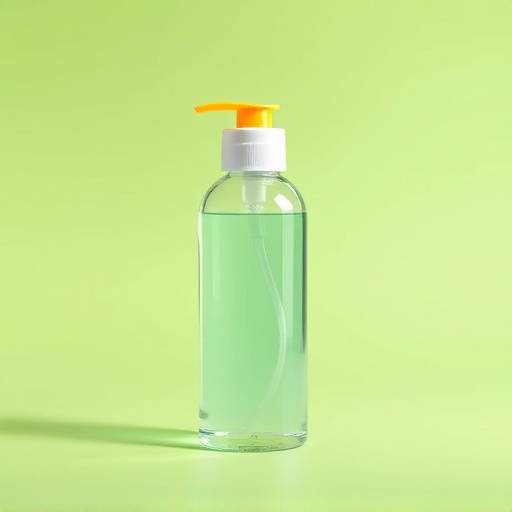 Bottle of broad-spectrum sunscreen