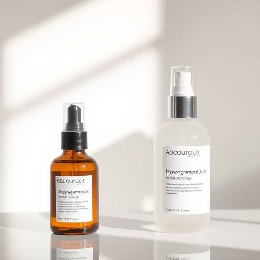 Skincare products targeted for hyperpigmentation